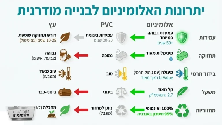 חלונות אלומיניום מעוצבים בסלון מודרני מבית המרכז לעבודות אלומניום