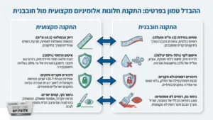 התקנת חלונות ופתרונות הצללה במבנה חדש
